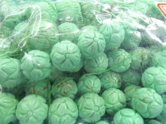 high quality 8-12mm 16inch turquoise beads round ball carved flower tibetant jewelry beads