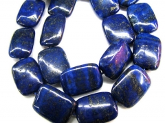 high quality lapis lazuli charm beads rectangle ablong blue jewelry bead 15x20mm full strand16"/per