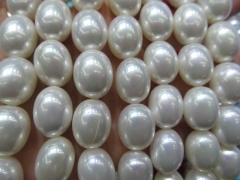 wholesale high quality genuine pearl gergous nuggets freeform egg rainbow black white jewelry beads 