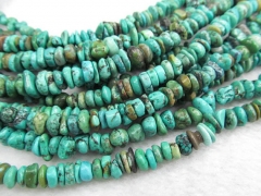 wholesale 5x8mm 2strands genuine turquoise beads rondelle abacus green blue tibetant jewelry bead