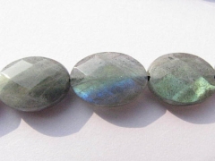wholesale genuine Gray Blue Sheen labradorite beads 8x10 8x12 10x14mm full strand oval egg faceted b