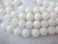 6-16mm 16inch AAA natural sea shell gergous ball round mother of pearl transparent clear white beads