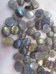 high quality genuine labradorite cabochons,ova egg 10x12mm 12pcs