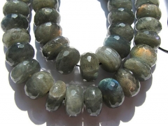2strands 3x4mm-8x14mm genuine labradorite beads high quality rondelle abacus faceted blue jewelry be