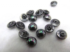 Half drilled--High quality 24pcs 6-20mm Pearl Gergous Round Rondel Coin white dark black yellow red 