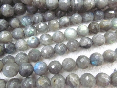 3 -12mm 16inch high qaulity genuine labradorite beads round ball shiney blue jewelry beads