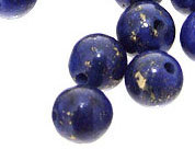 AAA 12pcs 8mm genuine lapis lazuli charm beads round ball dark blue gold beads
