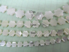 5starnds 6-12mm handmade genuine MOP shell rondelle mother of pearl MOP flower assortment jewerly be