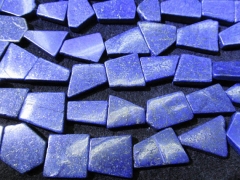 18-30mm 16inch lapis lazulie charm beads slice slab rough semi polished druzy nugget focal Beads