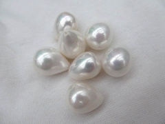 5x8-13x18mm 24pcs handmade genuine pearl freshwater drop onion white black jewelry beads--have drill