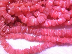 6-20mm full strand high quality genuine pink rhodochrosite gemstone chips freeform nuggets loose bea
