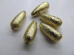 50pcs 8x20mm Matte Gold Brass Connector ,drop peach charm bead