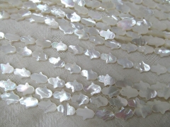 9x14mm full strand Genuine MOP Shell hamsa hand beads shell gorgous beads white shell beads