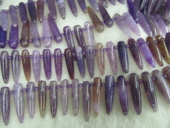 high quality genuine agate gemstone spikes sharp horn onyx necklace assortment loose beads 20-50mm full strand