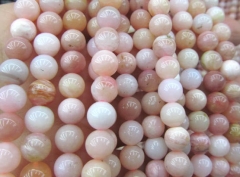 High Quality 4-12mm full strand Natural Opal gems Round Ball Pink red black jewelry beads