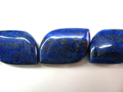 wholesale 2strands 8-20mm genuine Lapis Lazuli Gemstone rectanlge lapis ,diamond moon blue gold loose bead