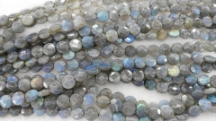 high quality Genuine Labradorite gemstone 8 10 12 14mm full strand square box cube round faceted jewelry beads