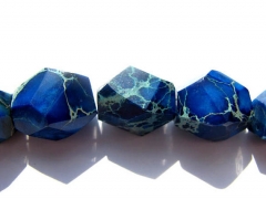 high quality Imperial Jasper Beads freeform nuggets faceted blue green purple Gemstone Bead Wholesal