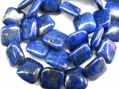 2strands 12mm genuine Lapis Lazuli Gemstone square lapis ,diamond square box bllue gold loose bead