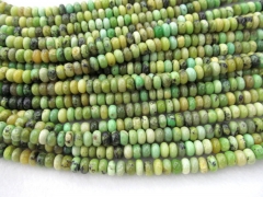 high quality 2strands 3-12mm natural green chrysoprase gemstone Australia jade stone heishi rondelle abacus round loose bead