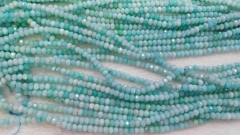 Amazonite gemstone crystal lapis sunstone labaradorite aquamarine beryl ruby beads rondelle abacus faceted necklace loose beads