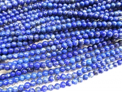 SALE 5strands 3-12mm Lapis Lazulie Gemstone Round Ball blue jewelry bead