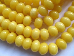 10x16mm full strand natural Jasper gems rondelle abacus wheel yellow oranger loose bead