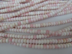 genuine Queen conch shell pink red rondelle abacus heishi wheel gemstone beads 4x6 4x10 4x12mm full 