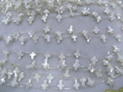 genuine mop shell jewelry cross beads