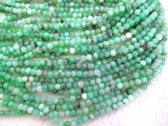 2strands 6mm Natural chrysoprase Opal gems Round Ball green jewelry beads