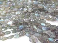 high quality 8x10-15x20mm Natural Labradorite gemstone nuggets freeform faceted Blue Flashy beads su