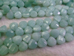 high quality Natual Amazonite stone,Amazone bead,teadrop drop faceted beads 6-12 mm full strand