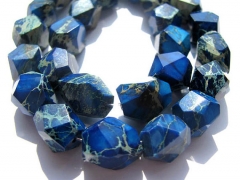 high quality Imperial Jasper Beads freeform nuggets faceted blue green purple Gemstone Bead Wholesal