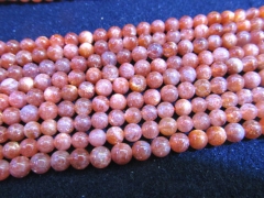 golden sunstone beads 4-5mm full strand Natural moonstone gems Round Ball sunstone gemstone loose b