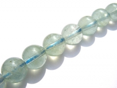 5strands 4 6 8mm Genuine Aquamarine Beryl gemstone high quality Round Ball transparent Blue jewelry 