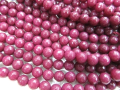 Wholesale 2strands 3 4 6 8 10 12mm Jade Beads Round Ball Faceted ruby red oranger Asssortment bead