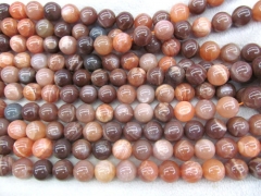 golden sunstone beads 6-14mm full strand Natural moonstone gems Round Ball sunstone gemstone loose b