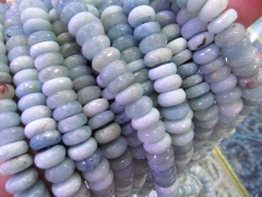 Wholesase Full Strand 4-12mm Genuine Aquamarine Beryl Rondelle Faceted beads,Blue gemstone