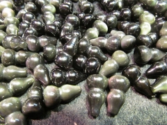 high quality 50pcs 10-25mm genuine Obsidian bead Gemstone Bottle Caved Rainbow Cabochons beads