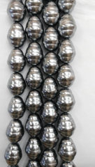 Pearl Gergous 10x14-15x20mm full strand drop teadrop carved black jet white grey turquoise red mxied