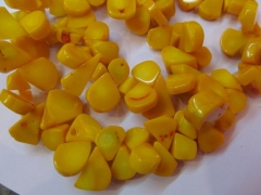 Coral jewelry Teardrop Drop Freeform yellow blue green Red smooth flat Bamboo Coral beads 8-18mm ful