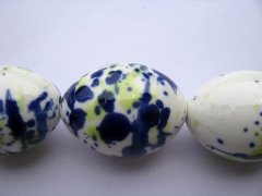 50%off-- 40x50mm full strand polymer Clay egg oval olive pendant beads