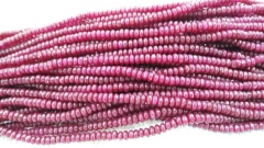 2strands 2x4-10x16mm Jade Rondelle Abacus Faceted Beads Ruby lemon green Blue Black Pink Red jewelry