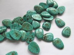 high quality 50pcs 22-28mm Turquoise stone Cabochons turquoise bead teardrop slab Veins Round blue G