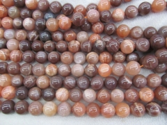 golden sunstone beads 6-14mm full strand Natural moonstone gems Round Ball sunstone gemstone loose b