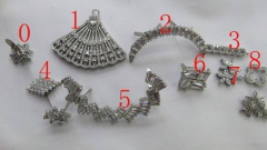 Fashion--100pcs Micro Pave CZ jewewlry finding CZ Zircon Royal Jewelry for Wedding Bridal Girle Jewe