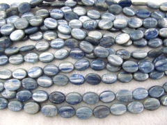 Kyanite stone high quality 8-20mm full strand Natural Kyanite Gemstone long oval evil marquise Blue 