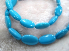 2strands 10-16mm Turquoise stone long oval marquise bead