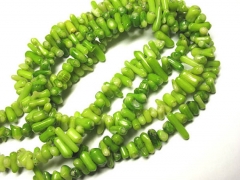 Wholesale 5strands 8-20mm Coral jewelry freeform chips spikes green Red black white purple Bamboo Co