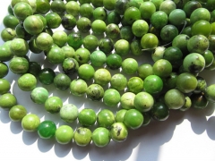 wholesale 4-12mm full strand Natural chrysoprase gems Round Ball green jewelry beads